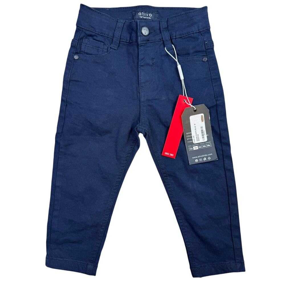 Ativo‎ Boys 18 months blue pants with adjustable waist
